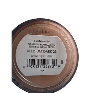 BARE MINERALS Original Loose Powder Foundation Medium Dark 23 spf15 FULL Size
